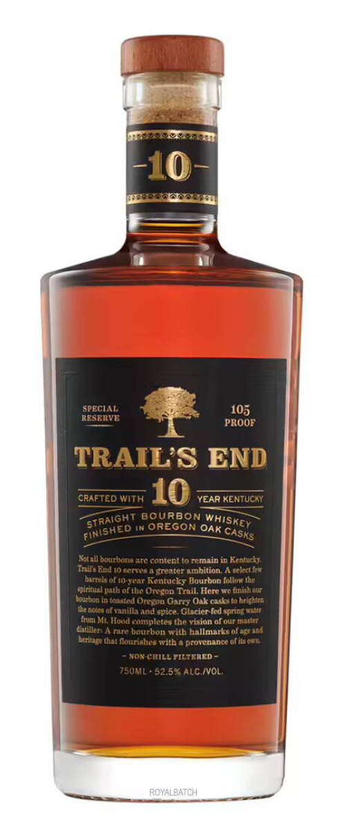 Trail's End Aged 10 Years Straight Bourbon Whiskey