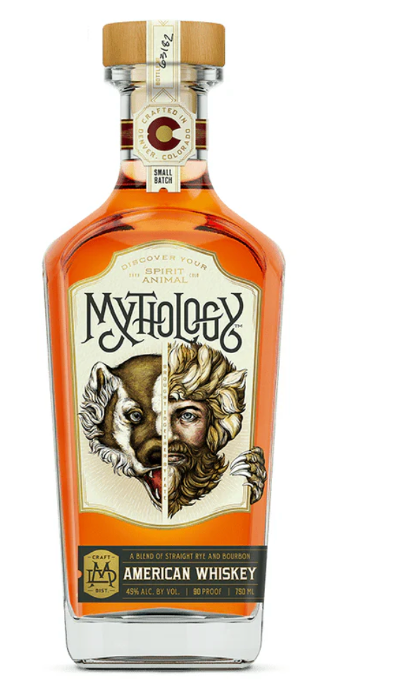 Mythology Distillery Hell Bear American Straight Whiskey 750ml
