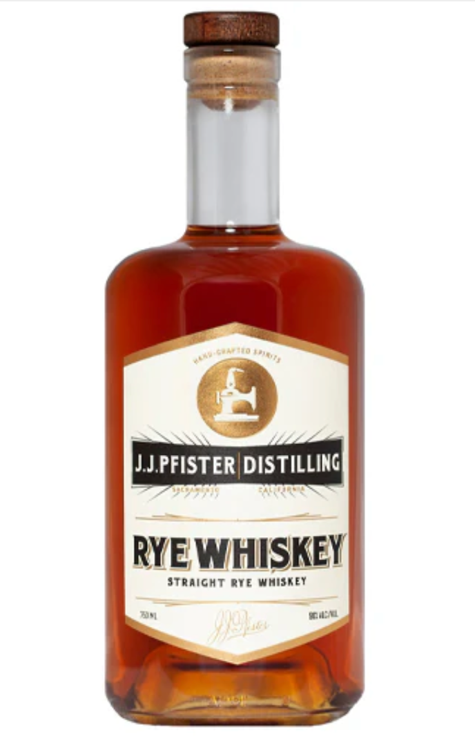 J.J. Pfister Straight Rye Whiskey 750ml