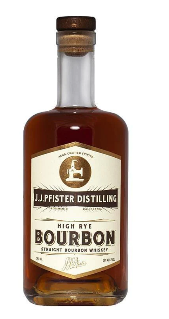 J.J. Pfister High Rye Bourbon Straight Bourbon Whiskey 750ml