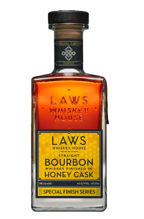 A.D. Laws Special Finish Series Honey Cask Finish Straight Bourbon Whiskey