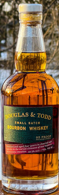 Douglas & Todd Small Batch Bourbon Whiskey 750ml