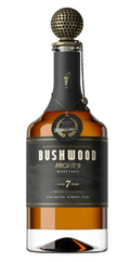 Bushwood 7 Year Old Front 9 Black Label Straight Bourbon Whiskey 750ml