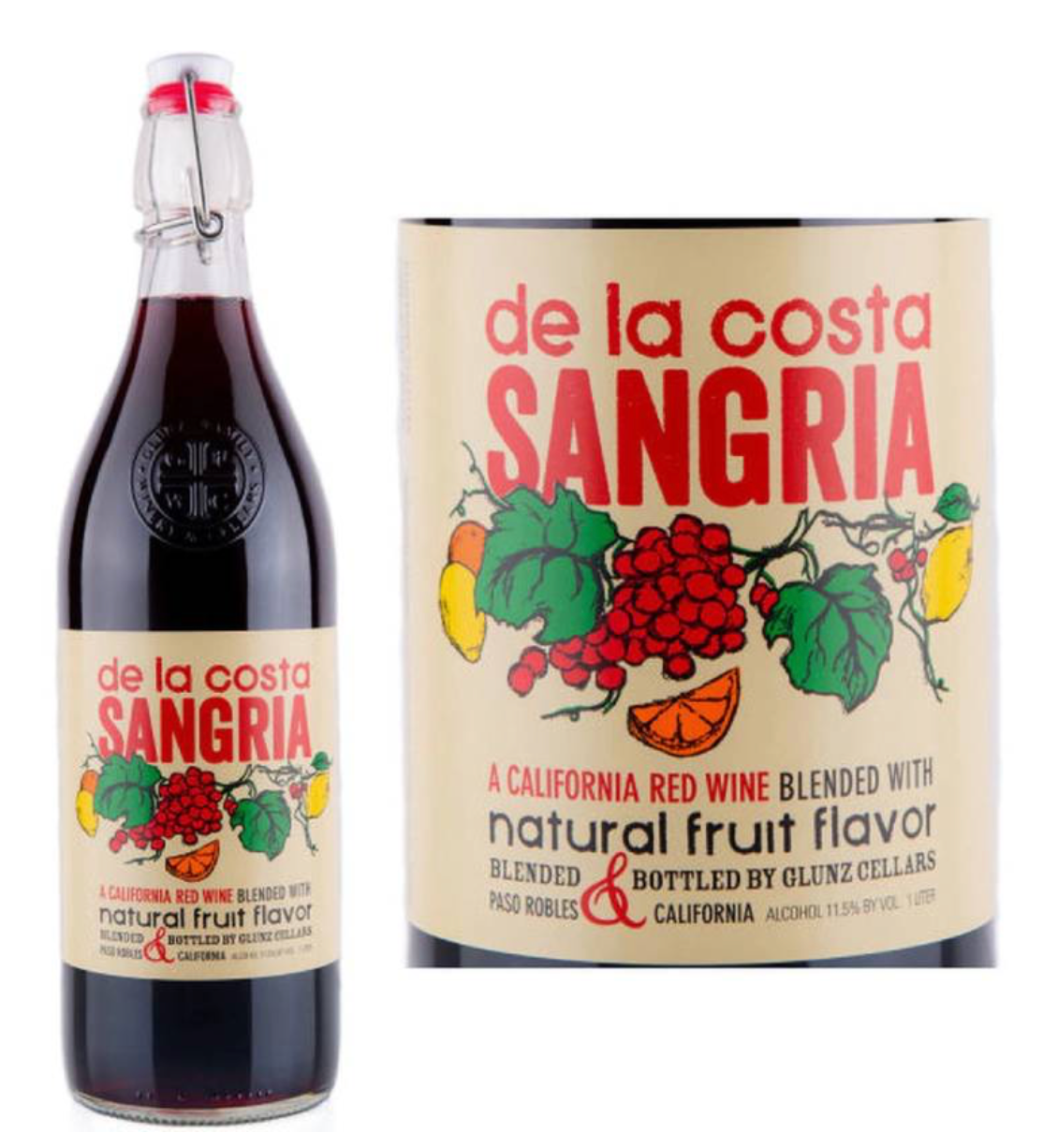 Glunz Family Winery & Cellars de la Costa Red Sangria 750ml