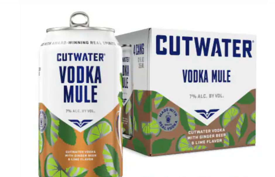 Cut Water Vodka Mule 4 Pack 355ml