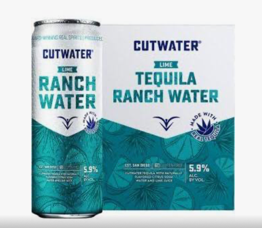 Cut Water Ranch Water 4 Pack 355ml