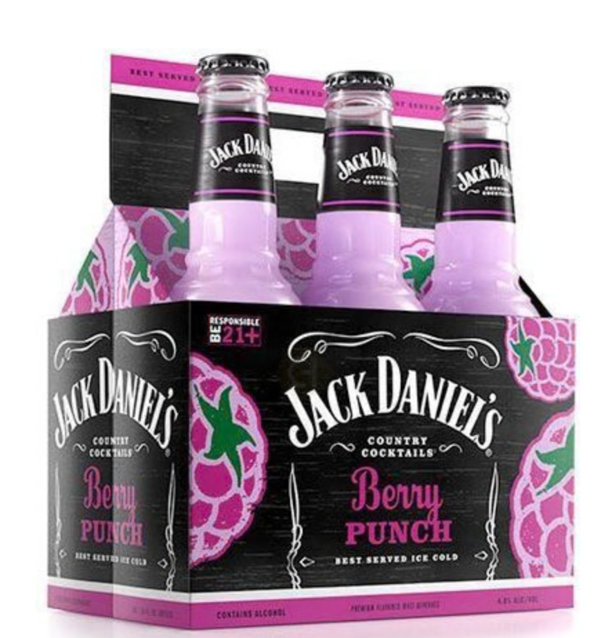 Jack Daniel's Country Cocktails Berry Punch Bottle 6-Pack