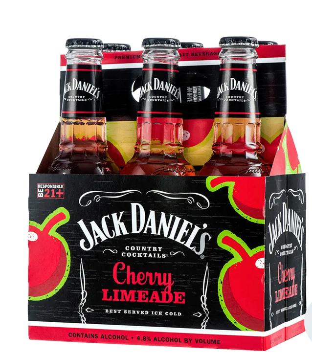 Jack Daniel's Country Cocktails Cherry Limade Bottle 6-Pack