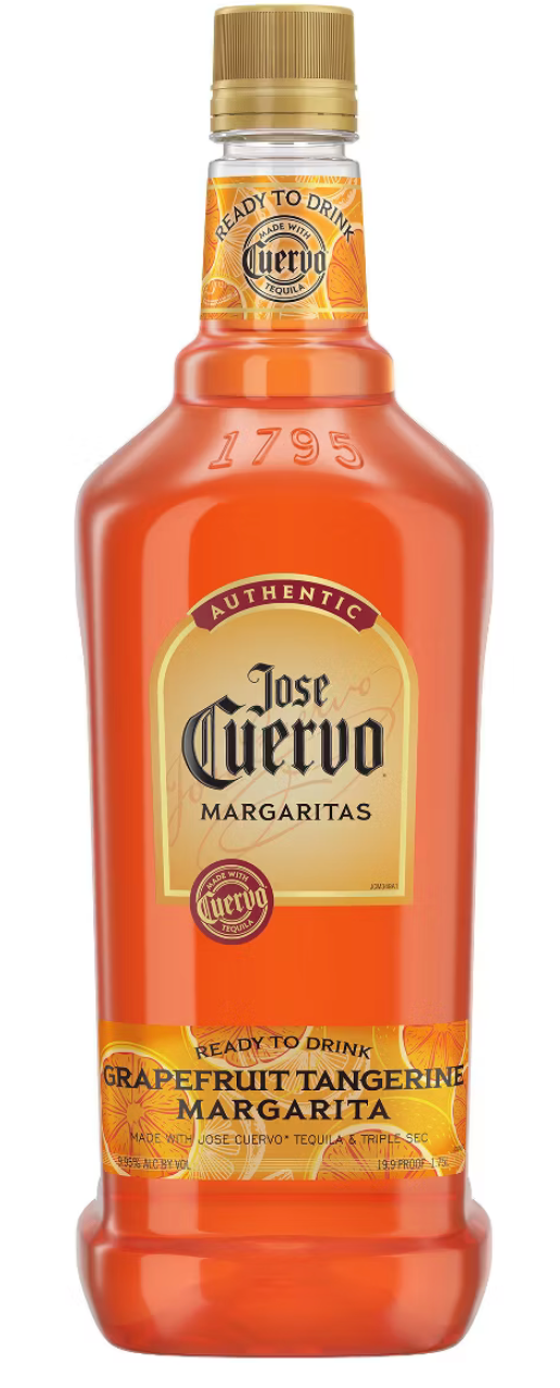Jose Cuervo Authentic Grapefruit Tangerine Margaritas 1.75Lt