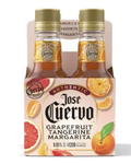 Jose Cuervo Authentic Grapefruit Tangerine Margaritas 200ml Bottle 4-Pack