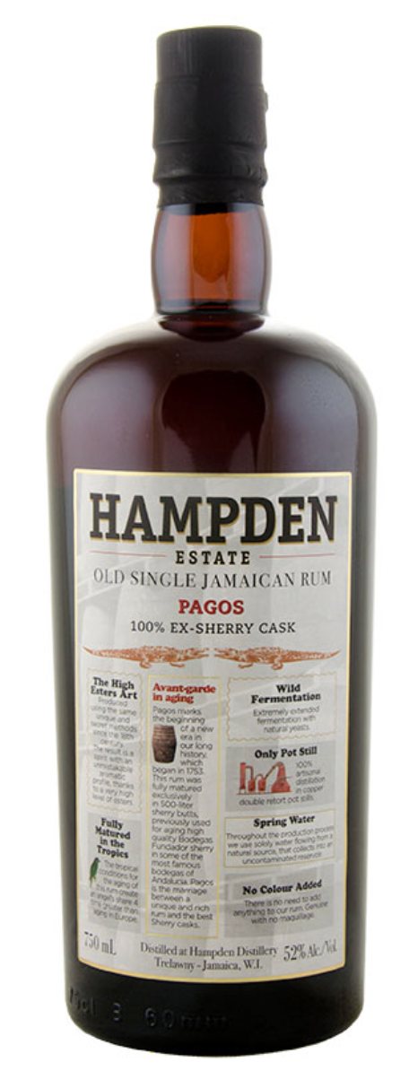 Hampden Estate Pagos Ex-Sherry Cask Pure Single Jamaican Rum 750ml