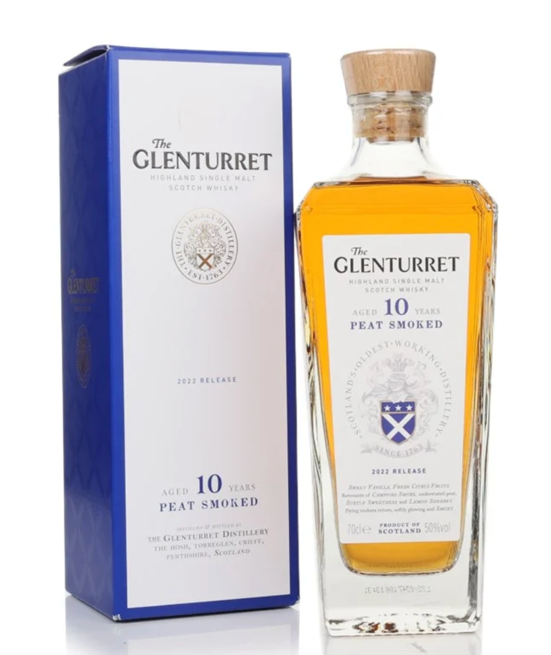 2022 Glenturret Peat Smoked 10 Year Old Single Malt Scotch Whisky