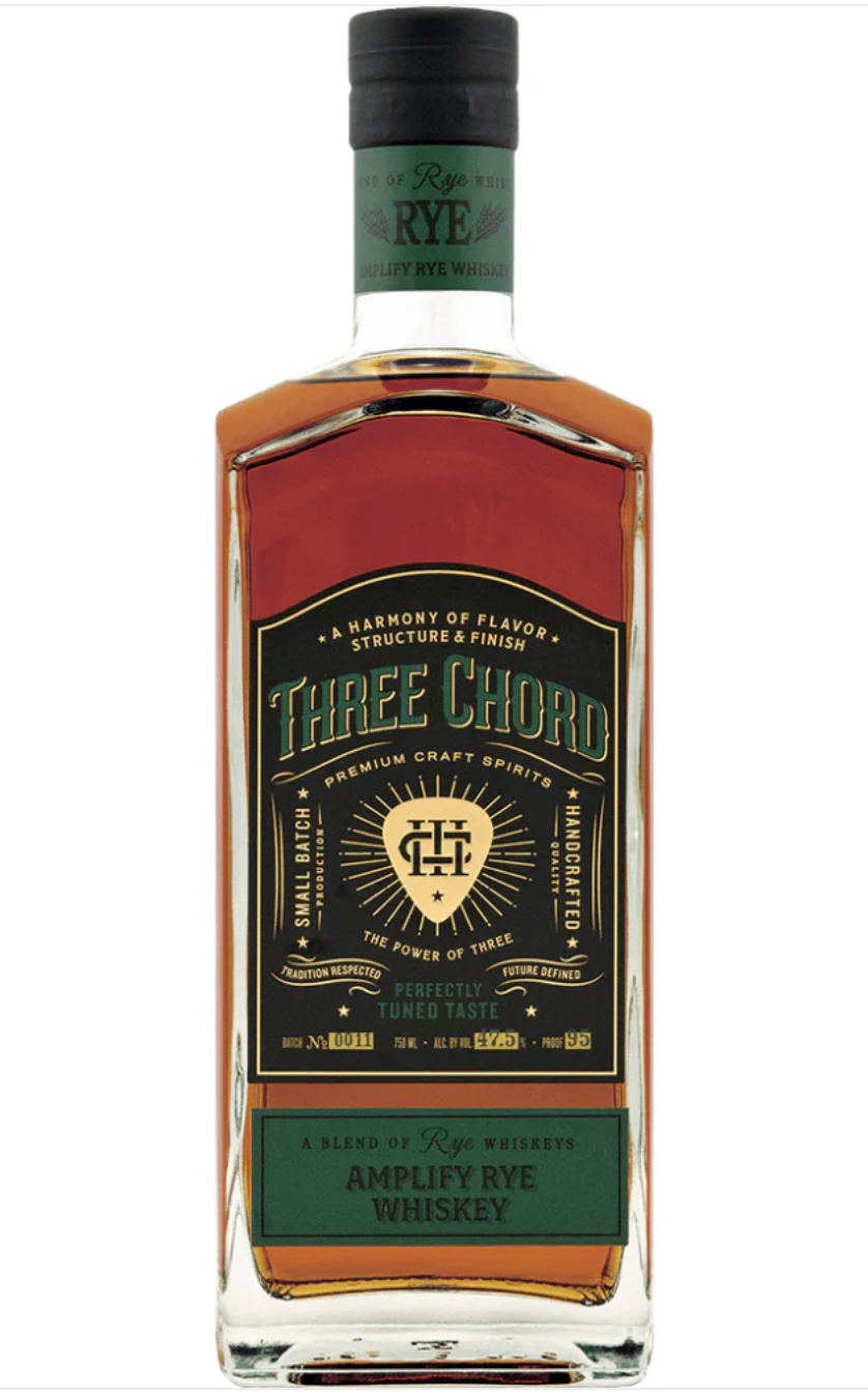 Three Chord Rye Whiskey 750ml
