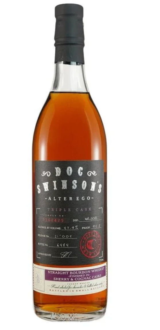 Doc Swinson's Alter Ego Triple Cask Straight Bourbon Whiskey 750ml