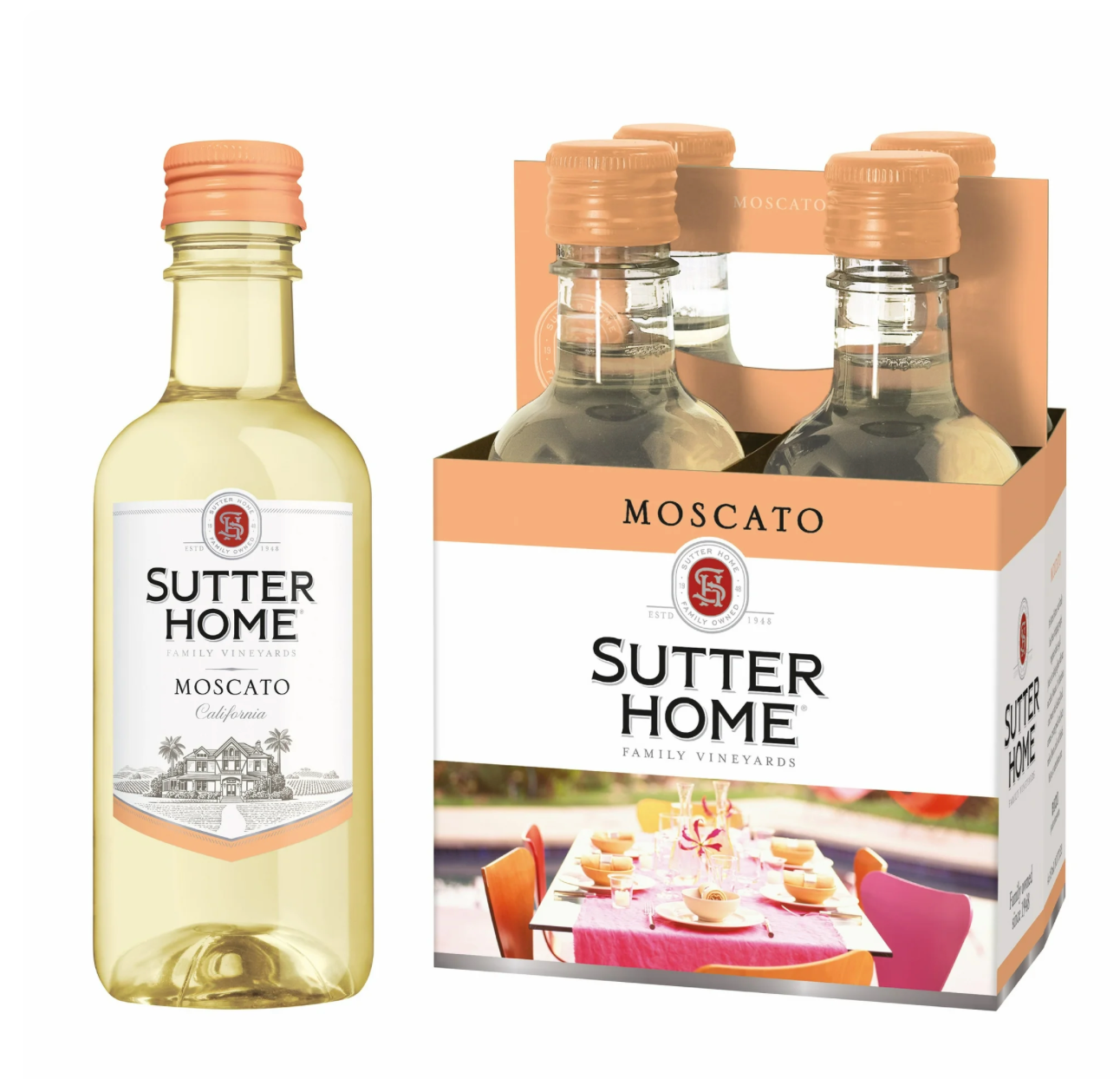 Sutter Home Moscato 187ml 4-Pack