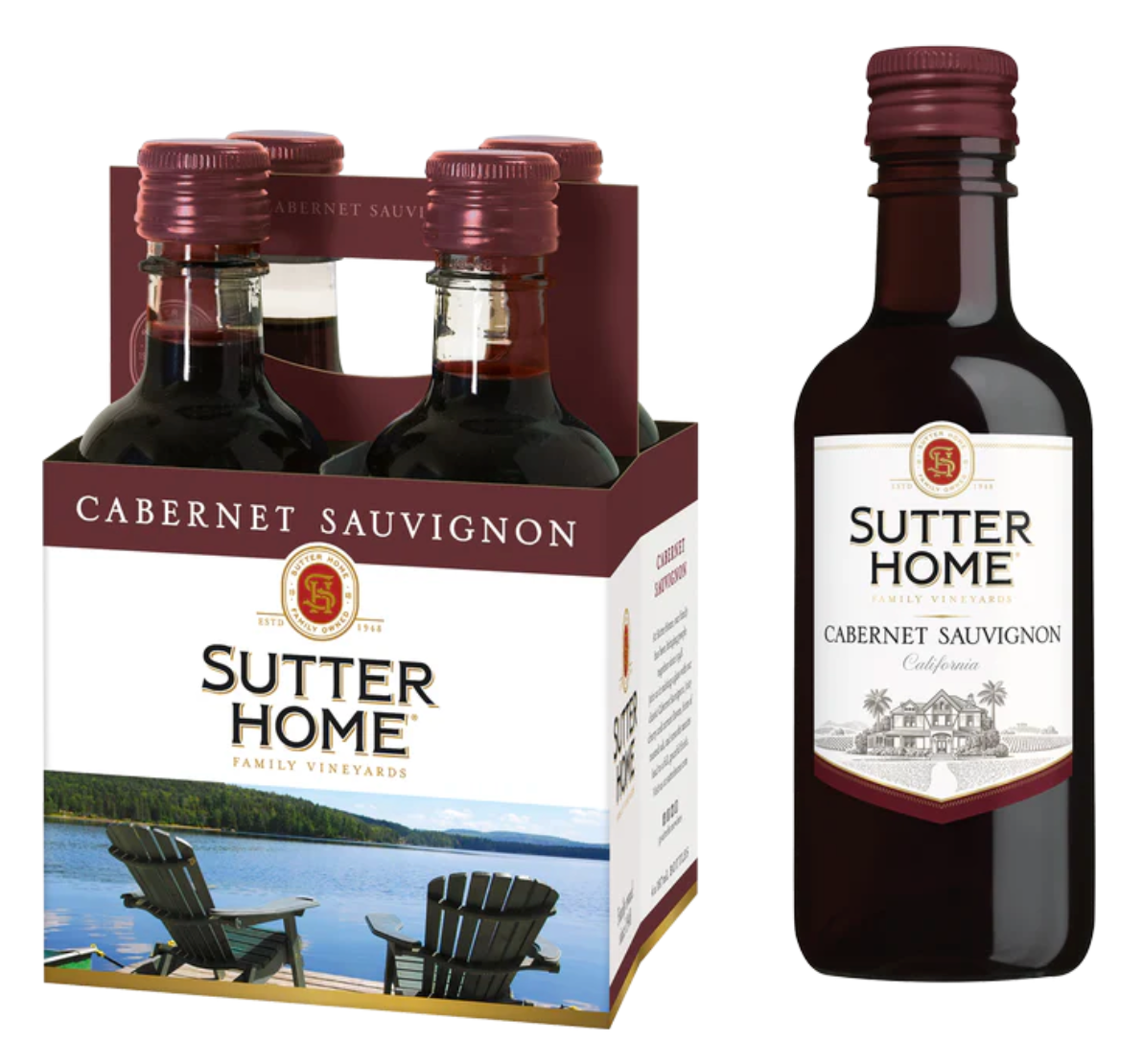 Sutter Home Cabernet Sauvignon 187ml 4-Pack