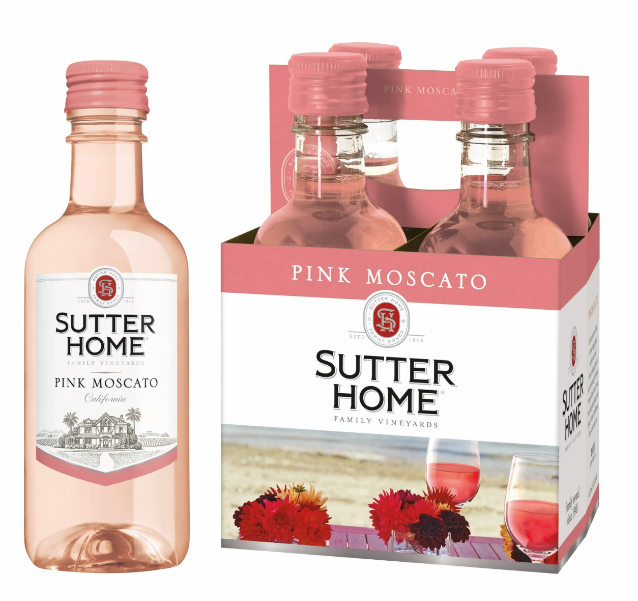 Sutter Home Rose 187ml 4-Pack