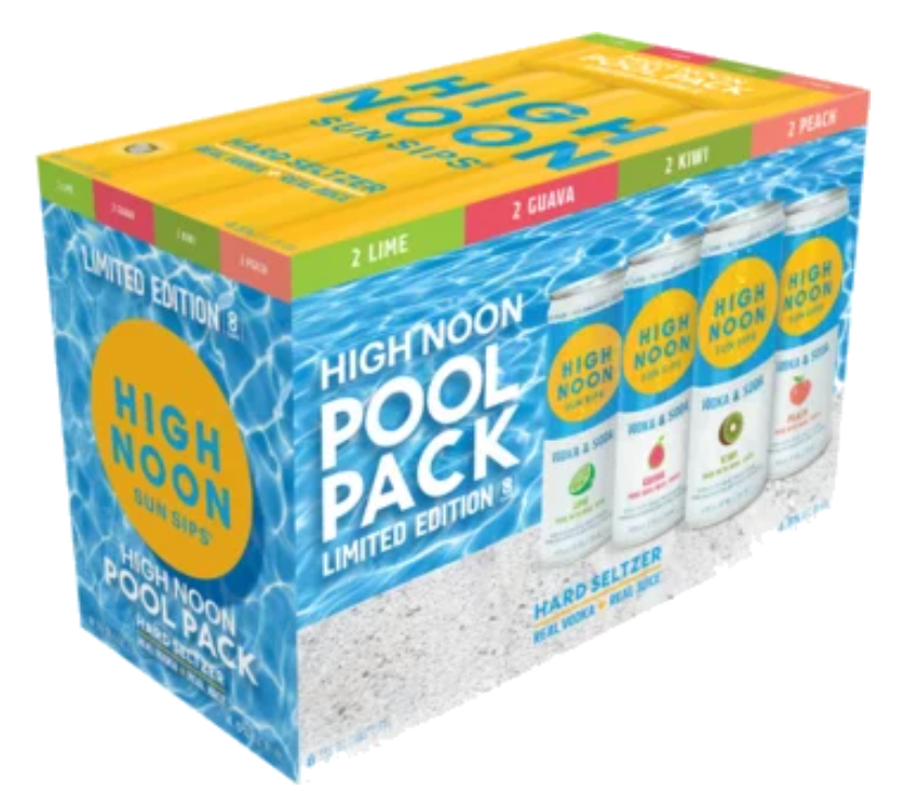 High Noon Pool Pack Hard Seltzer Variety Pack 12-Oz Can 8-Pack