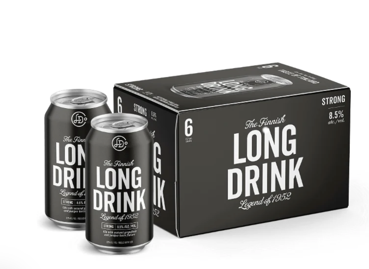 Long Drink Co. The Finnish Long Drink Strong Citrus Cocktail 12-Oz Can 6-Pack