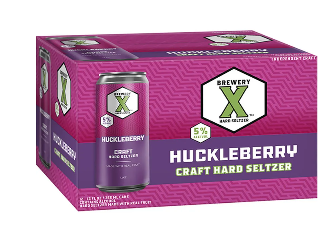 Brewery X Huckleberry Craft Hard Seltzer 12-Oz Can 12-Pack