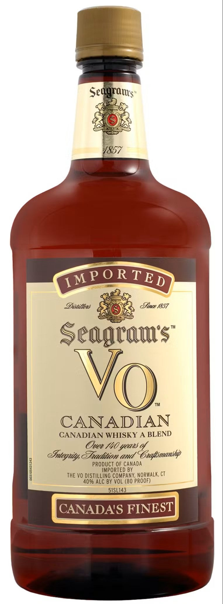 Seagram's V.O. Canadian Whisky 1.75Lt