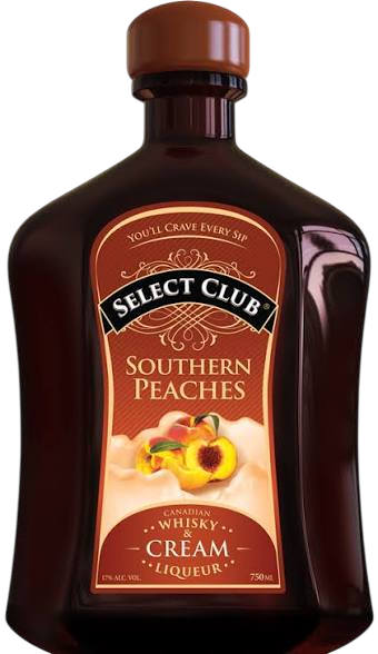 Select Club Southern Peaches Canadian Whisky and Cream Liqueur 750 ml