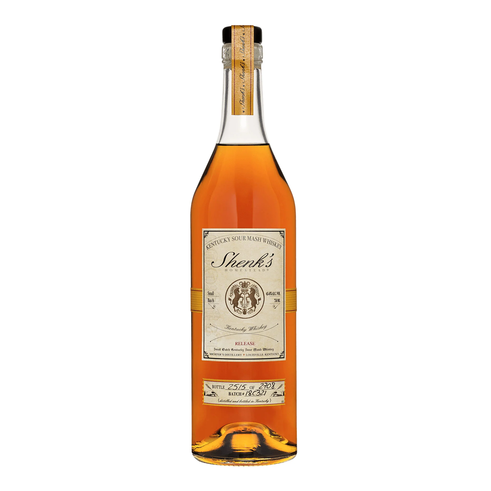 Shenk's Homestead Small Batch Kentucky Sour Mash Whiskey 750ml