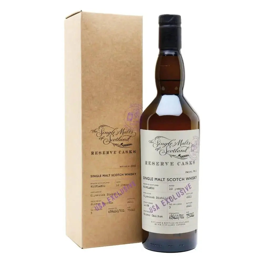 Single Malts of Scotland Reserve Casks Clynelish 10 Year Old Single Malt Scotch Whisky 750ml