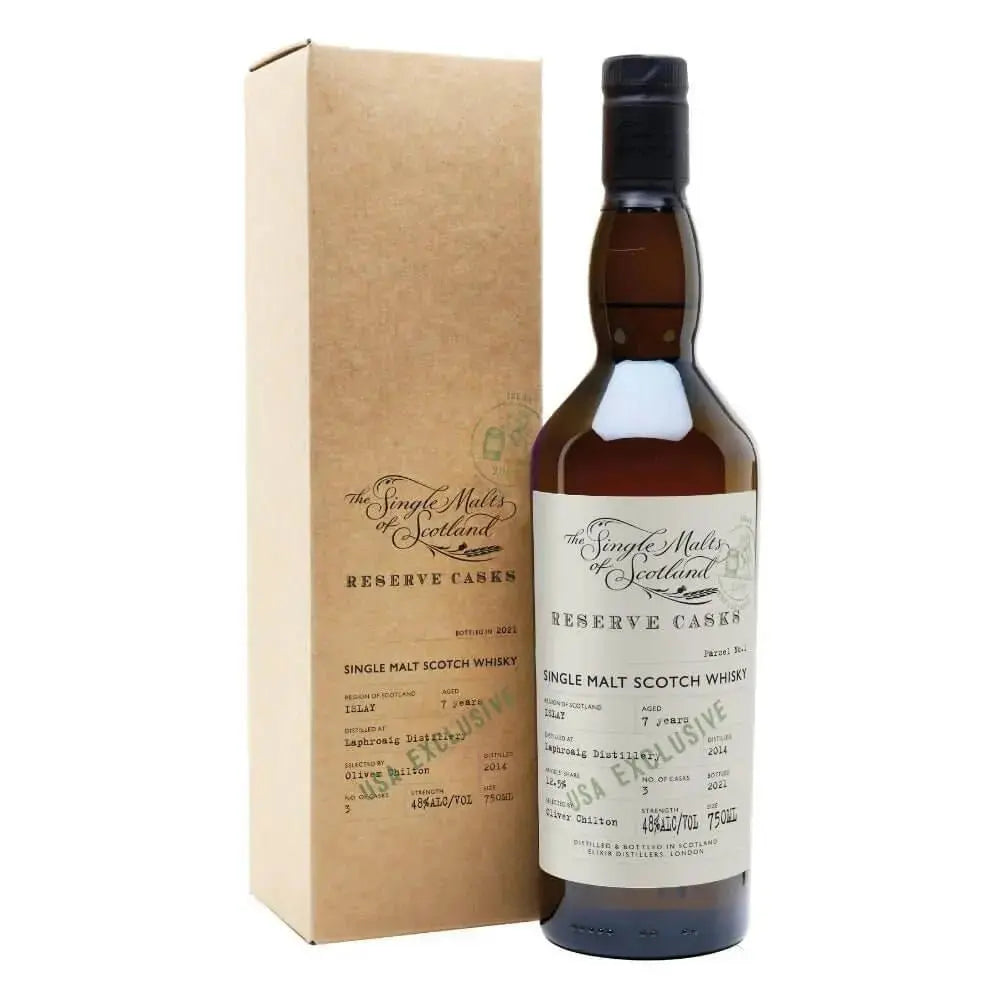 Single Malts of Scotland Reserve Casks Laphroaig 7 Year Old Single Malt Scotch Whisky 750ml