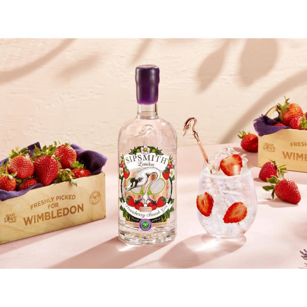 Sipsmith Strawberry Smash Flavored Gin 750ml