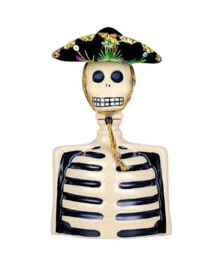 Skelly Anejo W/ mariachi hat 750 ml