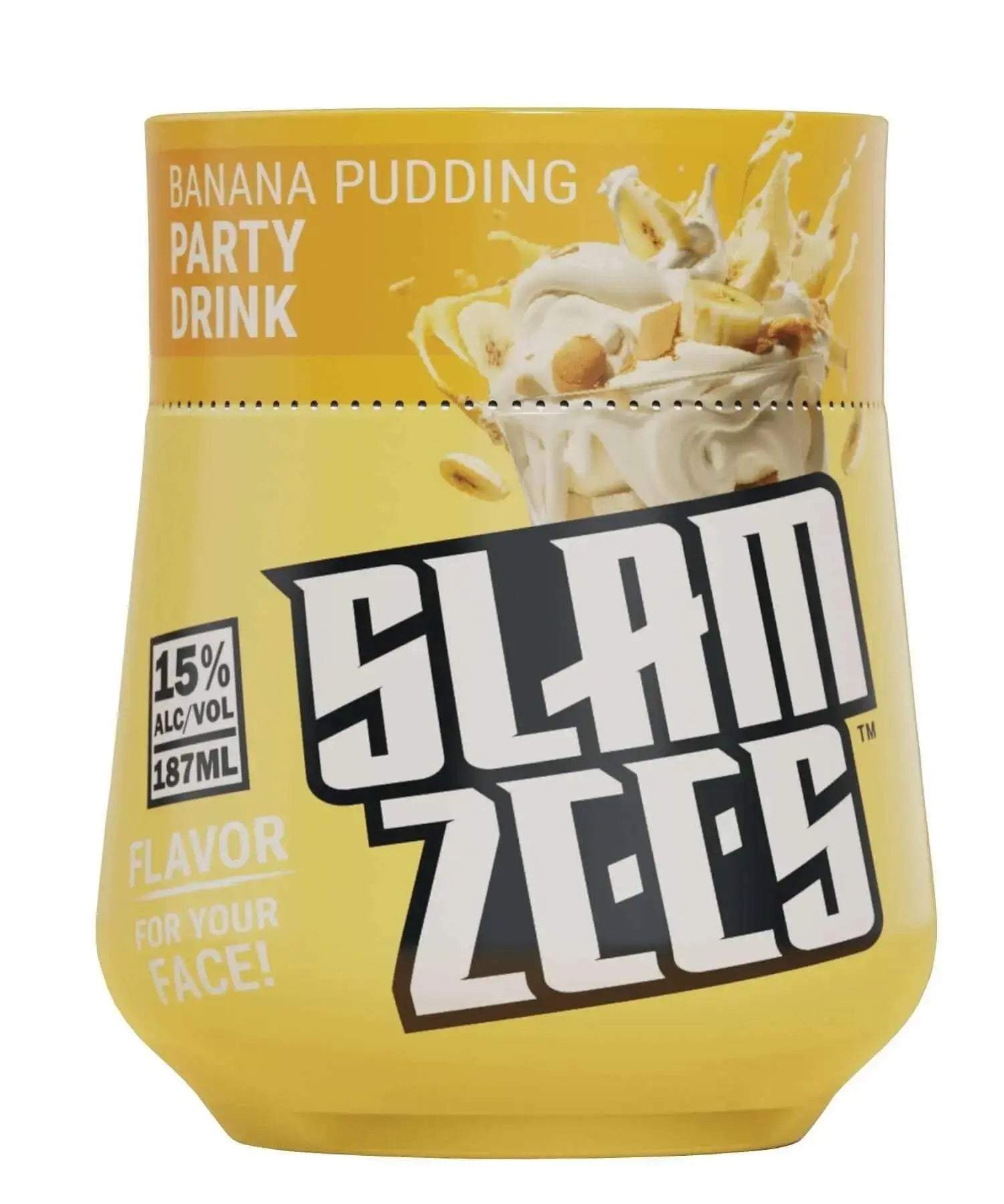 Slamzees Banana Pudding Party Drink 187ml 12-Pack