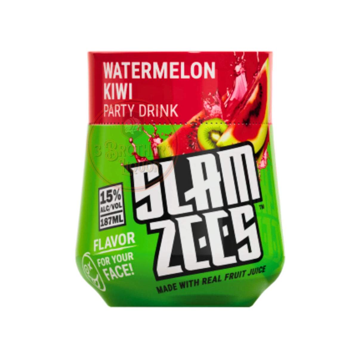 Slamzees Watermelon Kiwi Party Drink 187ml