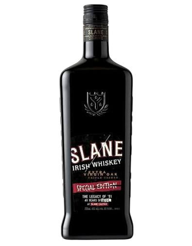 Slane Irish Extra Virgin Oak Triple Casked Special Edition The Legacy of 81 40th Anniversary 750 ml