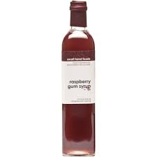Small Hand Foods Raspberry Gum Non-Alcoholic Syrup 17.5-Oz