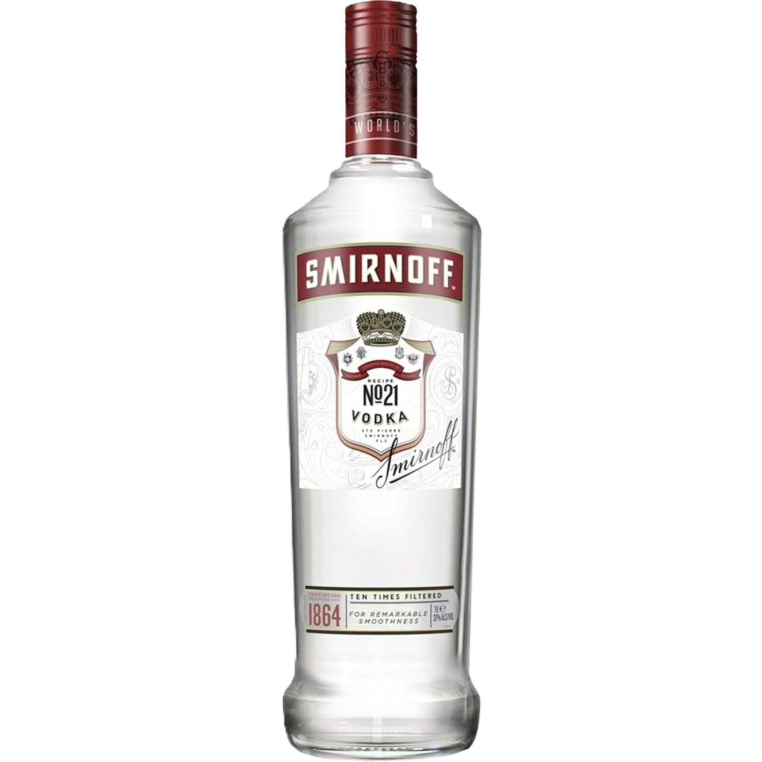 Smirnoff Vodka (glass bottle) 750 ml