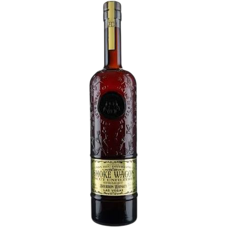Smoke Wagon Uncut Unfiltered Straight Bourbon Whiskey 750 ml