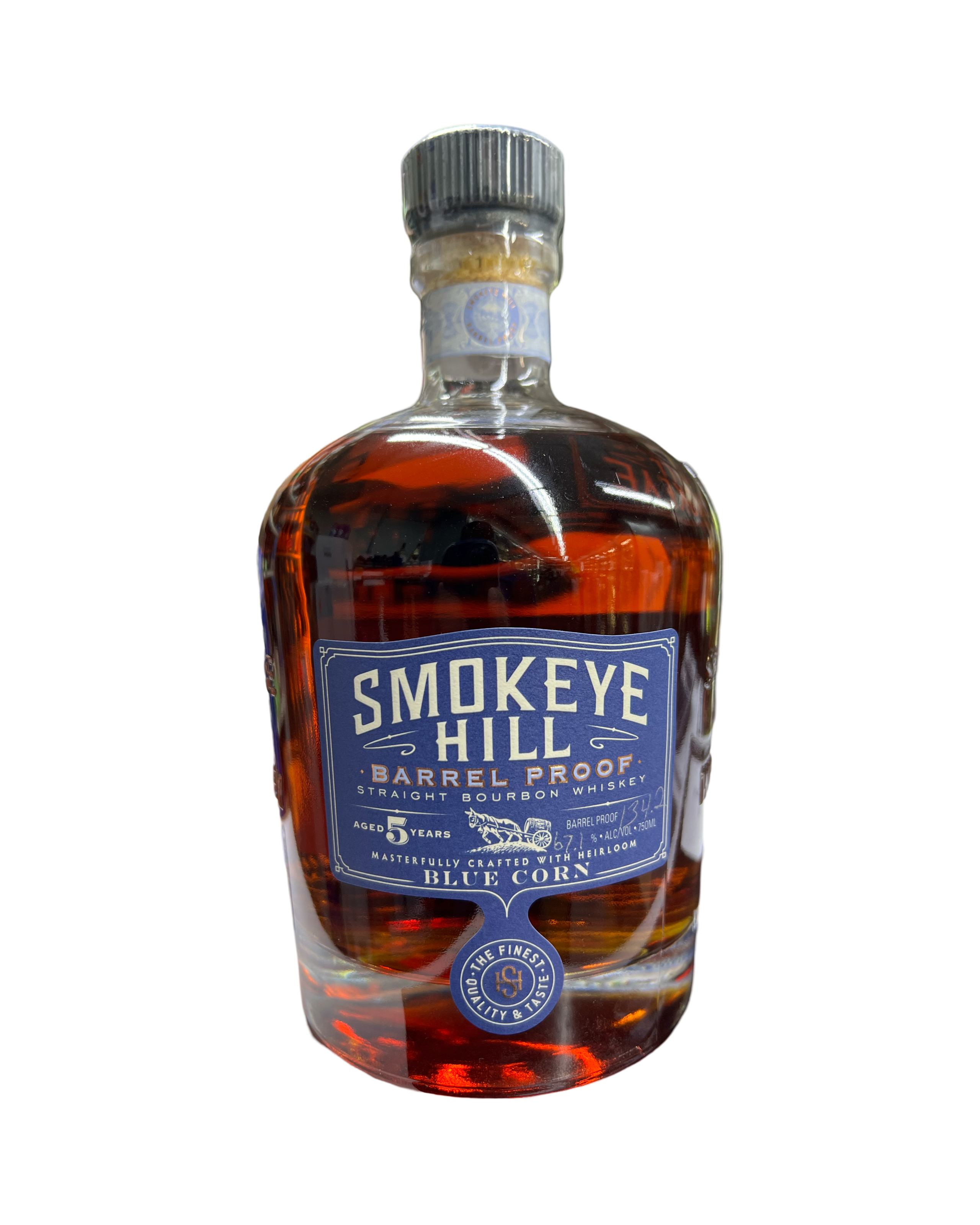 Smokeye Hill  Barrel Proof Straight Bourbon Whiskey 750ml