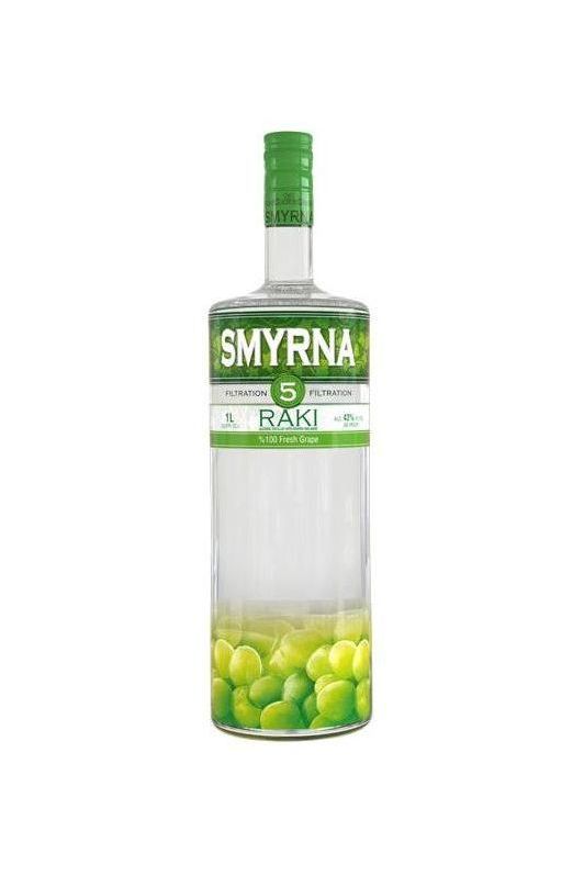Smyrna 5 Filtration Fresh Grapes Raki 1Lt