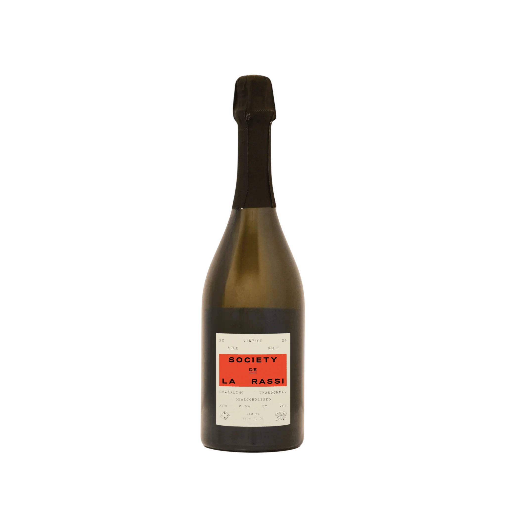 Society De La Rassi Neue sparkling Non Alc Chardonnay. 750ml