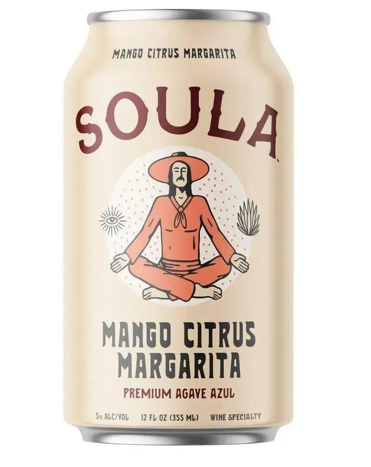 Soula Mango Citrus Margarita Can 4-Pack