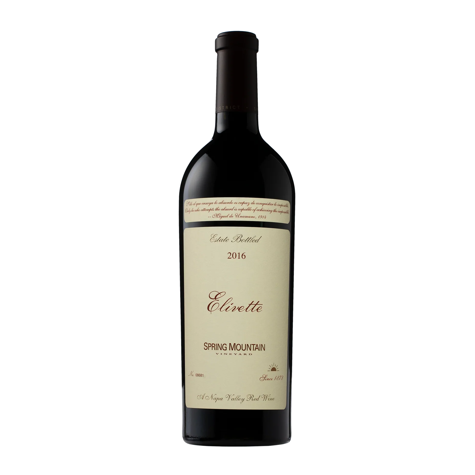 2016 Spring Mountain Elivette Vineyard Proprietary Red Blend 750ml