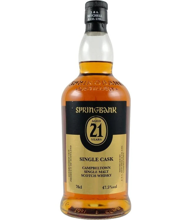 Springbank 21 Year Old Single Malt Scotch Whisky 700ml