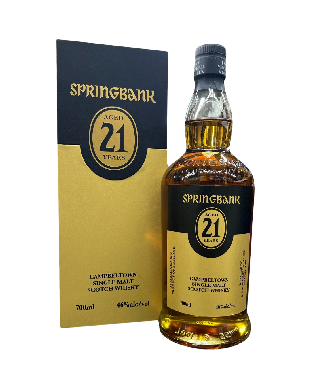 Springbank 21 Year Old Single Malt Scotch Whisky 750ml