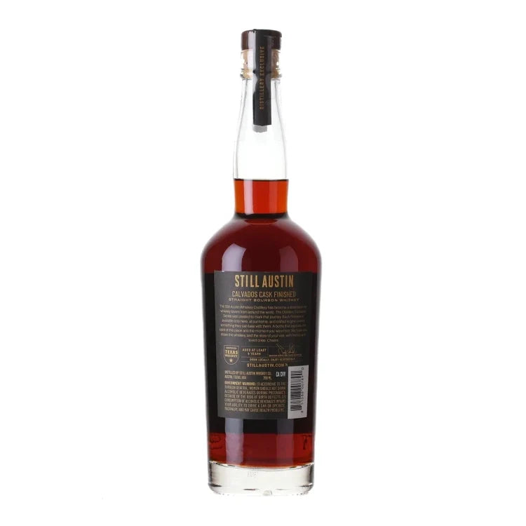 2026 Still Austin Distillery Exclusive 6 Year Old Calvados Cask Finished Straight Bourbon Whiskey 750ml