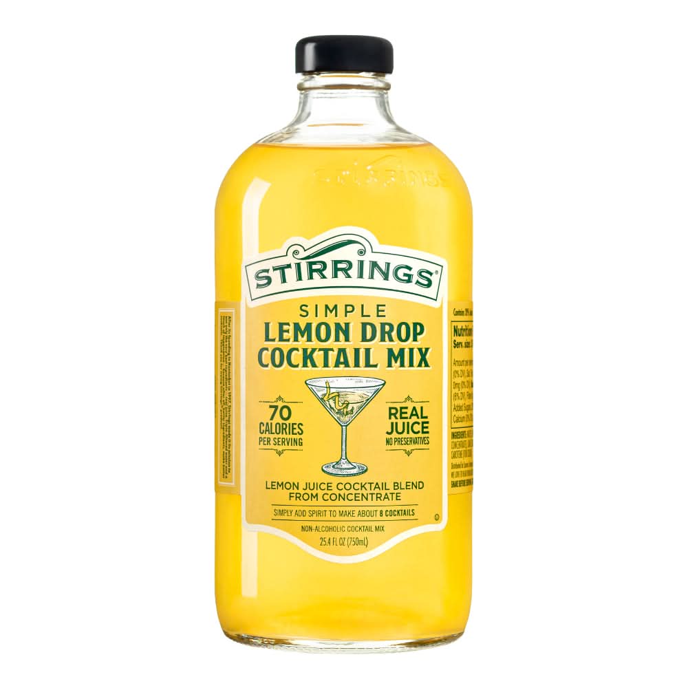 Stirrings Simple Lemon Drop Martini Mix 750ml