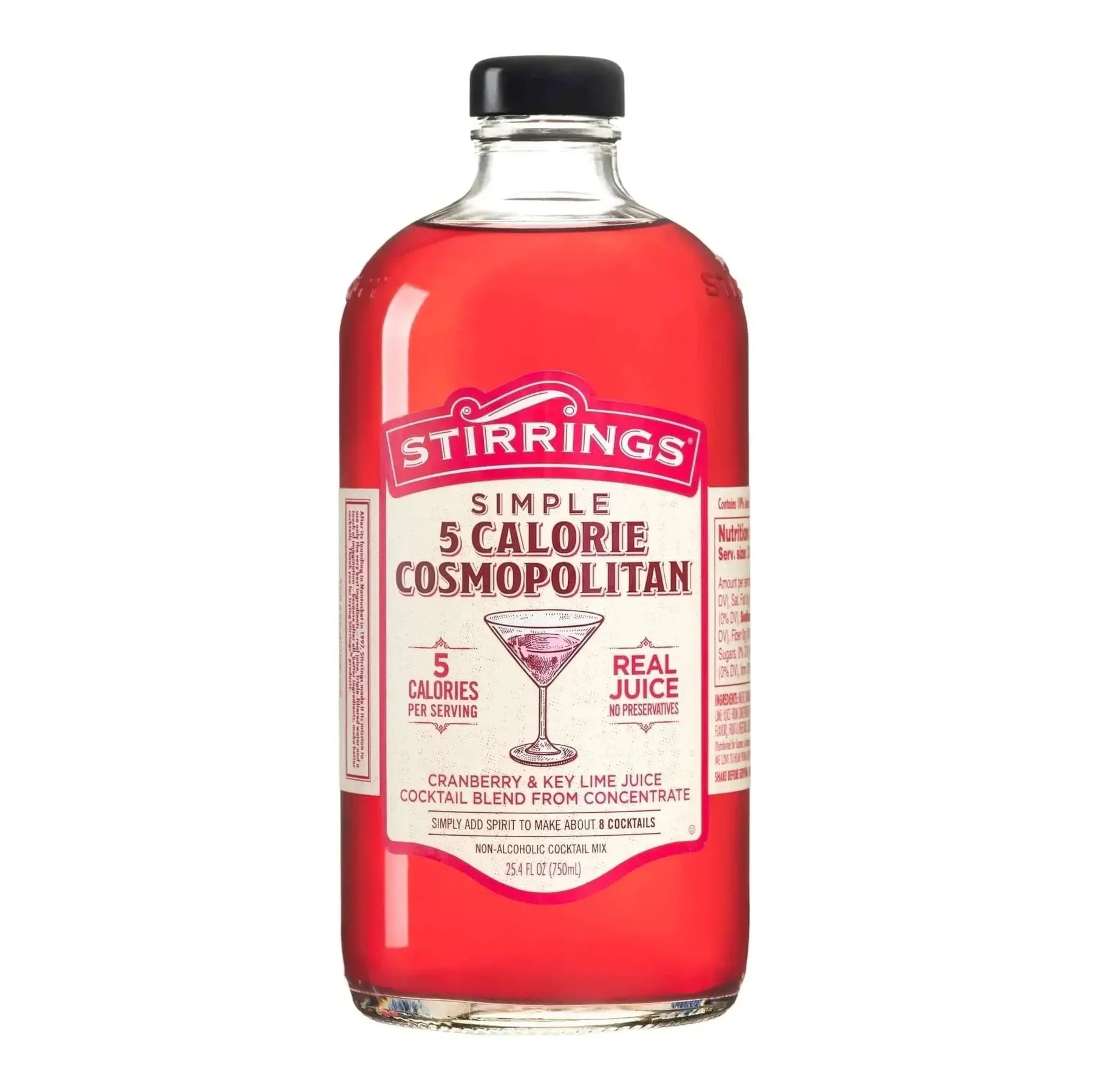Stirrings 5 Calorie Cosmopolitan Mix 750ml Bundle 6-Pack