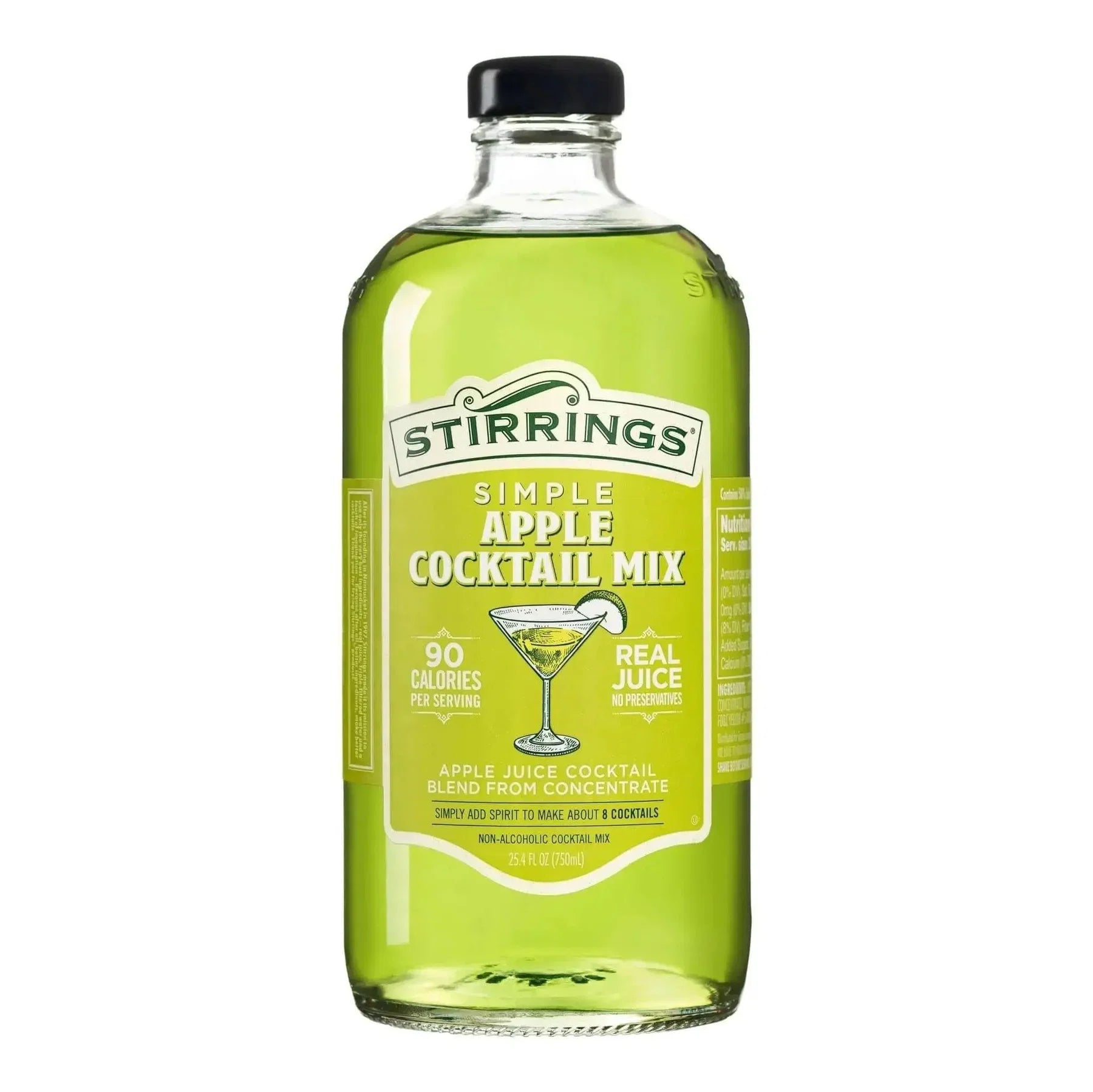 Stirrings Apple Cocktail Mix 750ml Bundle 6-Pack