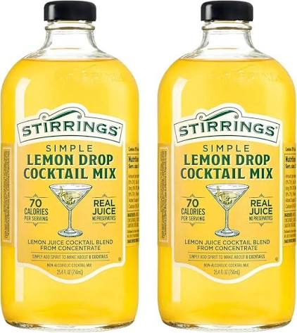 Stirrings Simple Lemon Drop Martini Mix 750ml Bundle 2-Pack