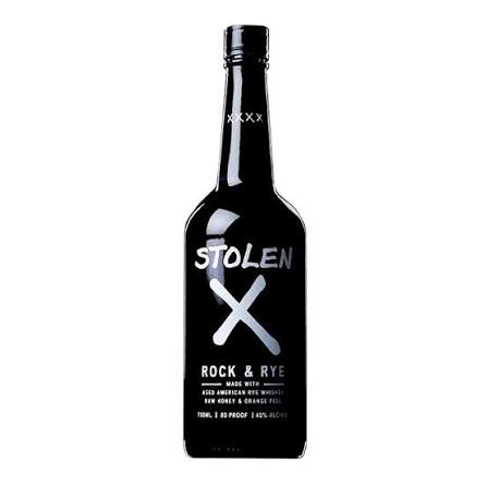 Stolen X Rock & Rye Honey & Orange Peel Rye Whiskey 750ml